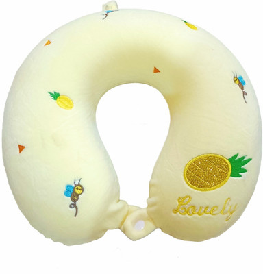Deepashri Cute Travel Pillow for Kids & Adults, Pure Memory Foam U-Shaped Designer Neck Pillow(Multicolor)