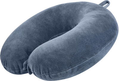 o&t U-Shaped Micro Fibre Travelling Neck Pillow Multipurpose Neck Support, Headrest Neck Pillow(Grey)