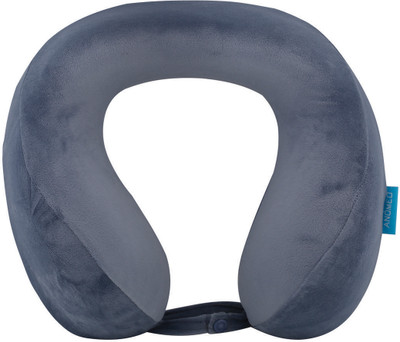 Anomeo Ergonomic Memory Foam Travel Pillow - Comfortable Memory Foam Pillow Neck Pillow(Grey)