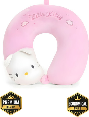 LRD For Kids Color Changing Soft Plush U-shaped Travel Neck Pillow(Pink)