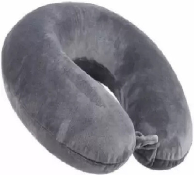 TURIYA fluffy travel neck pillow, high quality material Color-Grey_N1 Neck Pillow(Grey)