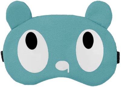 Varnar Super Soft Cute Cartoon Sleeping Eye Mask for Men Women Girl Boy M No.102 Pack-1 Eye Shade(Sky Blue)