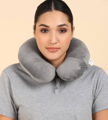 SHINNIE Unisex U-Shaped Ultra Neck Pillow for Travel, Car, Train, Flight, Bus Neck Pillow(Grey Dim)