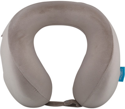 Anomeo Ergonomic Memory Foam Travel Pillow - Comfortable Memory Foam Pillow Neck Pillow(Light Grey)