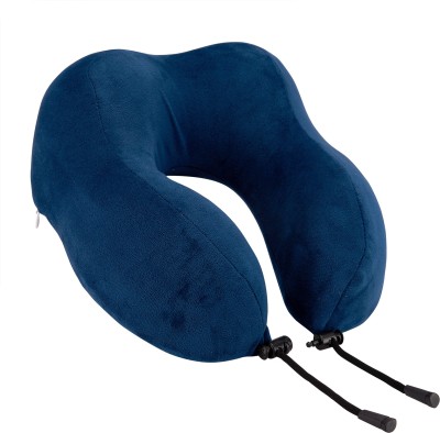 Black Gold Neck Support / Rest / Sleep / Cushion Memory Foam Pillow Neck Pillow(Blue)