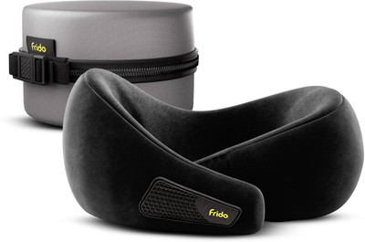 Frido Memory Foam Sleeping Pillow Pack of 2 Solid(Core Black)
