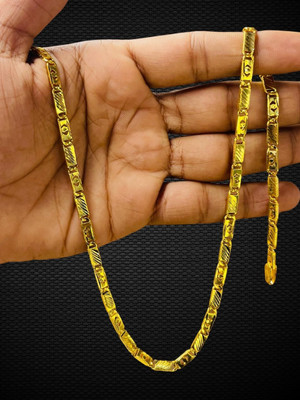 RKB SALES 1 gm high quality gold plated men's chain Gold-plated Plated Alloy Chain