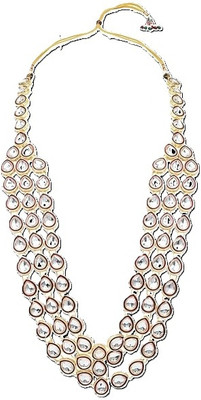catalyst venture 92 MAROON N GOLDEN Mother of Pearl Gold-plated Plated Mother of Pearl Necklace