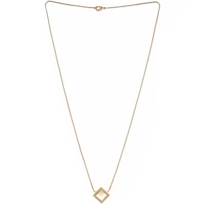 BRANDSOON Diamond Gold-plated Plated Brass Chain