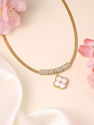 Dressberry Moissanite Stainless Steel Necklace