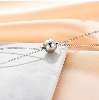 Vembley Silver Plated Alloy Necklace Set