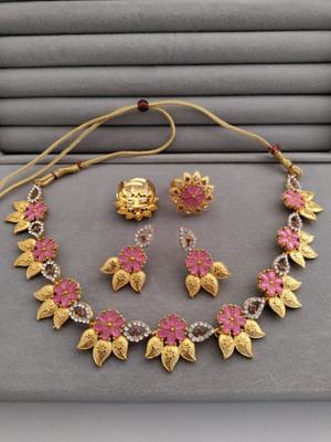 DENISHA Beads Gold-plated Plated Alloy Chain Set