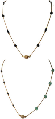 RDH Jewellery Sparkling Beads Gold-plated Plated Stainless Steel Chain