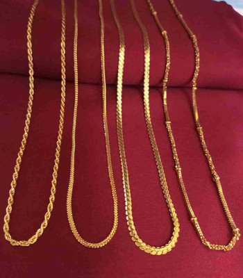 REVERSEA Pemium chains for women Gold-plated Plated Brass Chain