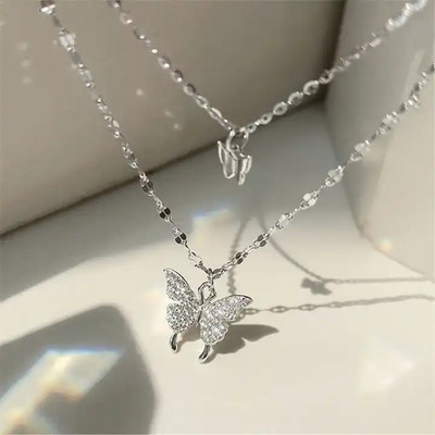 Onuyx Zircon Silver Plated Alloy Chain