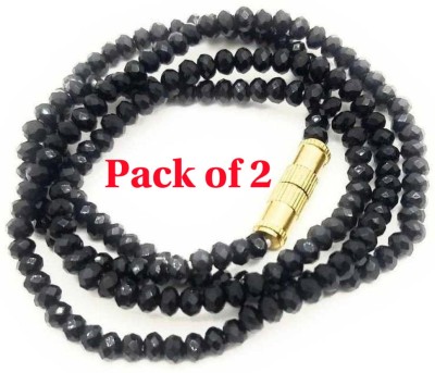 S R STORE Black Mala Crystal, Alloy Mangalsutra Pack of 2 Crystal Crystal Necklace