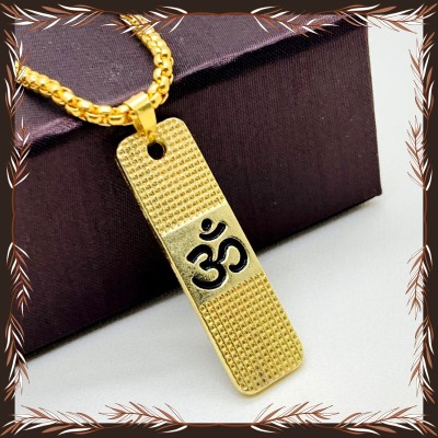 Peprika Classic Gold-Plating Om Chain Pendant For Men Gold-plated Plated Copper Chain