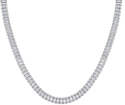 MEENAZ mc stan chain for men bracelet chain for boys neck chains long necklace for men Cubic Zirconia, Diamond, Crystal, Zircon Platinum, Rhodium, Silver Plated Metal, Stone, Crystal, Alloy, Stainless Steel Chain Set