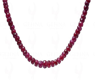 Ceylonmine01 Ruby Mala High-quality Beads Japa mala 108+1 Beads for Spiritual Practice Ruby Stone Chain