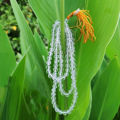 Somapa Crystal Sphatik 108 and 1 Beads Pooja Jaap Mala Crystal Crystal Chain