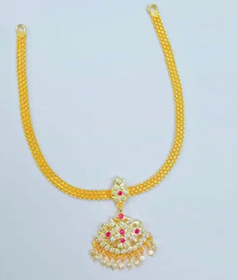 THE CURIOUS Cubic Zirconia Gold-plated Plated Alloy Necklace Set