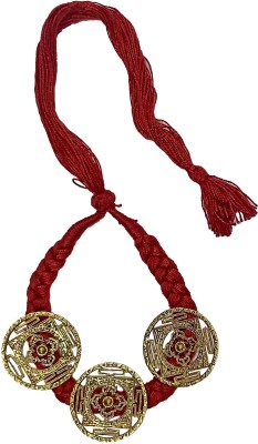 athizay pure brass Tibetan Mandala design Necklace Maroon Women Jewelry choker Brass Necklace