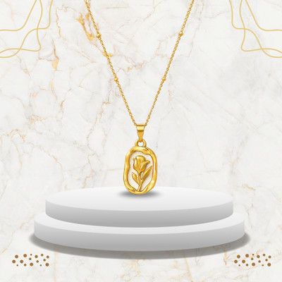 bracotive necklace for women Gold-plated Plated Stainless Steel Necklace