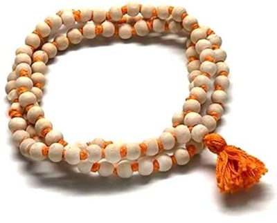wiffo Tulsi Japa Mala 108 Beads with Radha Krishna Gomukhi Cotton Japa Mala Bag Wood Necklace