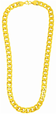 RIYAASHI Gold Plated Chain for men and women Gold-plated Plated Metal, Alloy Chain Gold-plated Plated Metal, Alloy Chain
