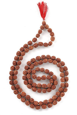 Ceylonmine01 Natural & Original 5 mukhi mala Rudraksha For Men & Women Rudraksha Chain