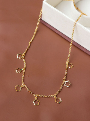 Lizzie ;adies everyday wear charm necklace Gold-plated Plated Alloy Necklace