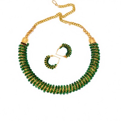 RR Traders RegalBeads Alloy Necklace Set Gold-plated Plated Alloy Layered