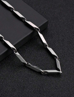 JMAATRCHAAYA STYLISH CHAINS Sterling Silver Plated Alloy Chain