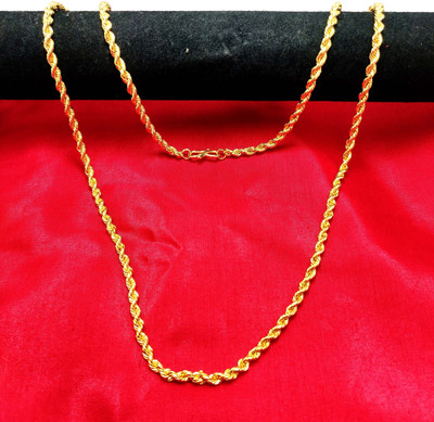 manohar Very Trendy Gold-plated Plated Brass Chain