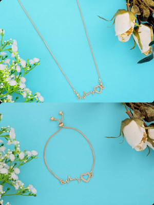 VADDORIYA SALES Diamond Gold-plated Plated Alloy Chain