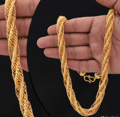 THASHILAVA Gold-plated Plated Alloy Chain