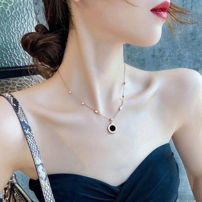 glowzi Glowzi Roman Necklace Chain For Girls Crystal Gold-plated Plated Brass Chain