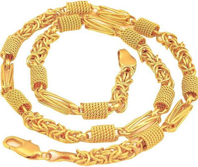 ACHYUTAM ENTERPRISE Golden Chain Fro Boys Fancy & Trendy Men Necklace Chain For Men Boys Jewellery Brass Chain