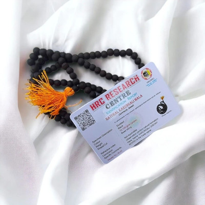 Akaraya Natural karungali kattai Malai Government Lab Certified Heavy Premium Beads 6mm Wood Necklace