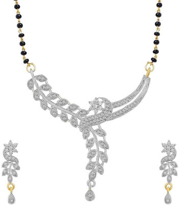 YELLOW CHIMES Alloy Silver Jewellery Set(Pack of 3)