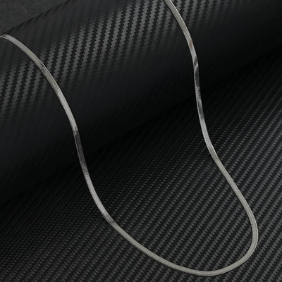 ADF ADF-316 Silver Plated Snake Chain Anti Tarnish Stainless Steel for Women,Men. Silver Plated Stainless Steel Chain