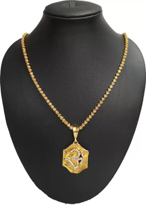 OFBOSMI Diamond Gold-plated Plated Alloy Chain