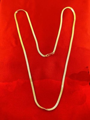 house of common 21 Inches, Chain for Women Gold,Chain for Men,Necklace Chain for Girls Gold-plated Plated Brass Chain