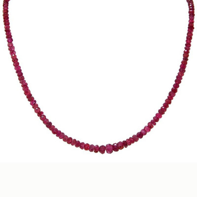 Ceylonmine01 Ruby Beads Mala Original & Premium Beads Mantra Japa mala 108+1 Beads Ruby Stone Chain