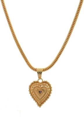 Weldecor 22ct Gold Plated Pendant for Women and girls(Golden) (hk-apg-804) Gold-plated Plated Alloy Chain