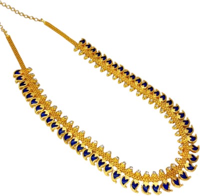 Kollam Supreme Mango Long Necklace Gold-plated Plated Brass Necklace