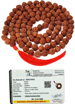 Seetara Mala 108 +1 Beads Beads Rudraksha Chain