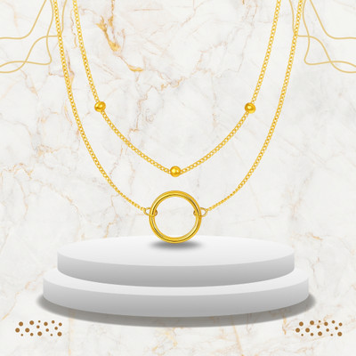 bracotive necklace for women Gold-plated Plated Stainless Steel Necklace