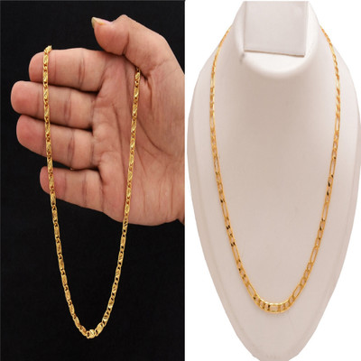 TOYONIX combo 1 Gram Gold Plated Stylish Alloy Chain for Men Gold-plated Plated Alloy Chain