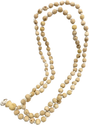 Dev Samagri Original Tulsi Jaap Mala 108 Beads|Jaap mala|Tulsi mala for mantra jaap Wood Chain
